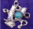 Fusion pendant with chrysoprase thumbnail